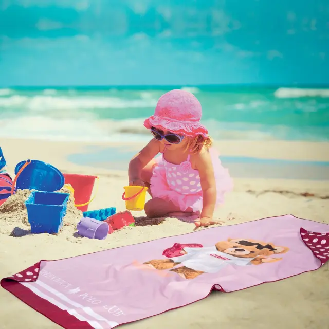 GREENWICH POLO CLUB JUNIOR ΠΕΤΣΕΤΑ ΘΑΛΑΣΣΗΣ 70Χ140 4039 FUSCHIA, PINK 3