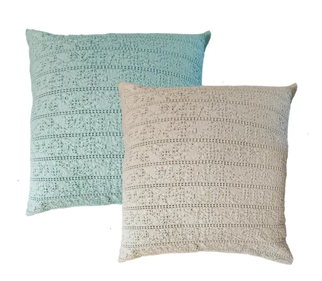 Nef-Nef Homeware Διακοσμητική Μαξιλαροθήκη Starige 50x50 Aqua 2