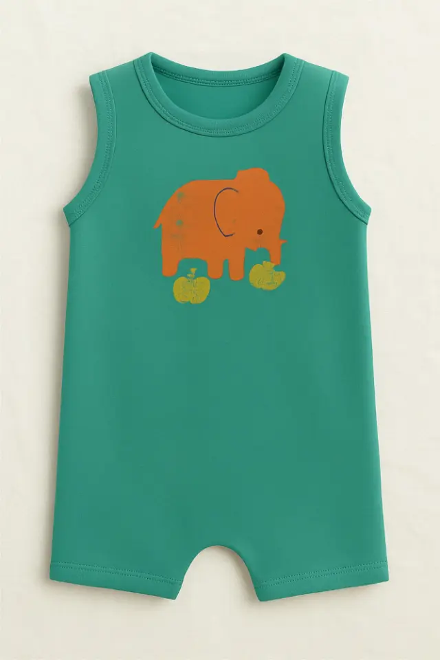 Φορμάκι Καλοκαρινό Αμάνικο Elephant Venere Mint 8010689 - 12 M (80cm)