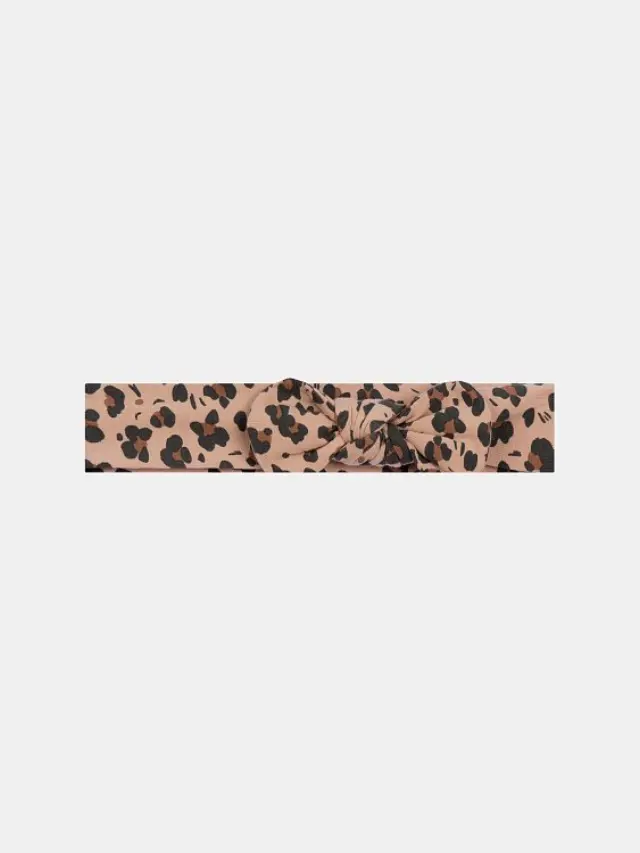 Βρεφική Κορδέλα για Κορίτσια Leopard Headband ΜΠΕΖ - One Size