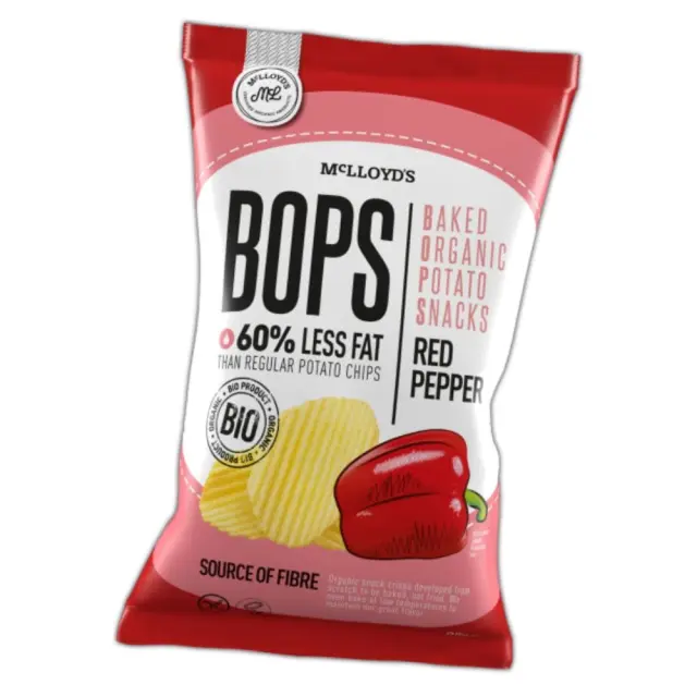 Vegan Πατατάκια στο Φούρνο με Κόκκινη Πιπεριά 85g - McLloyds
