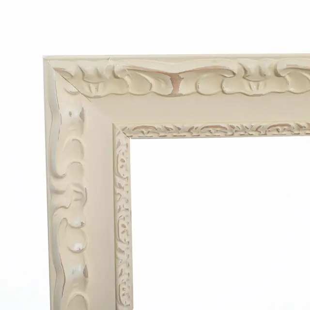 Κορνίζα ξύλινη 50Χ70 white Firenze K4532-3 τοίχου για φωτογραφία η παζλ 50X70 χρώμα λευκό  με ακρυλικό τζάμι άθραυστο 2