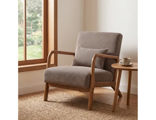 Πολυθρόνα Scott Home Deco Factory με διαστάσεις 64.5x83.5x75cm - Taupe HD0348