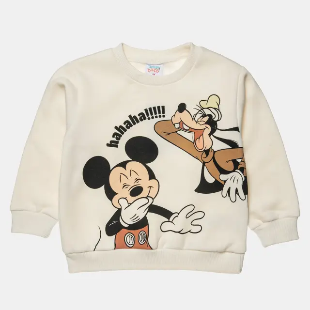Μπλούζα φούτερ Disney Mickey & Goofy
