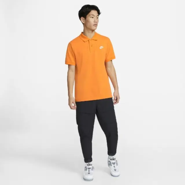 Nike Sportswear Polo T-Shirt (CJ4456-886) - Πορτοκαλί 3