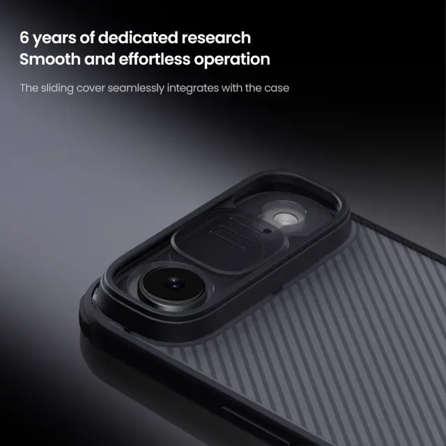 Nillkin CamShield PRO Case for Apple iPhone Air Transparent Black 3