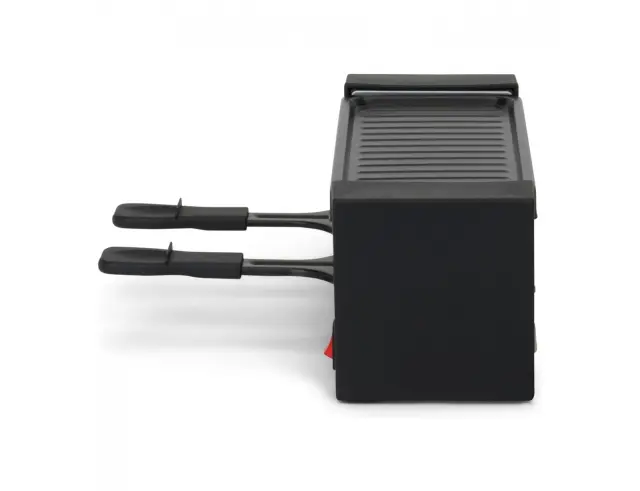 Γκριλιέρα Raclette Livoo Onli ON1010N με αυτόματο θερμοστάτη, ισχύ 400W και επιφάνεια ψησίματος 23x10cm - Black ON1010N 3