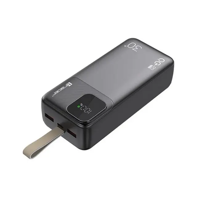 Tracer PowerBank Prime-V3 30000mAh QC22.5W PD20W Gray (TRABAT47824)