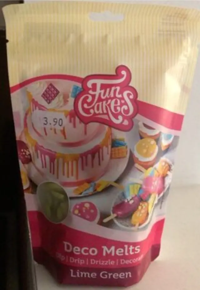 FunCakes Deco Melts - Πράσινο Λάιμ - 250γρ.