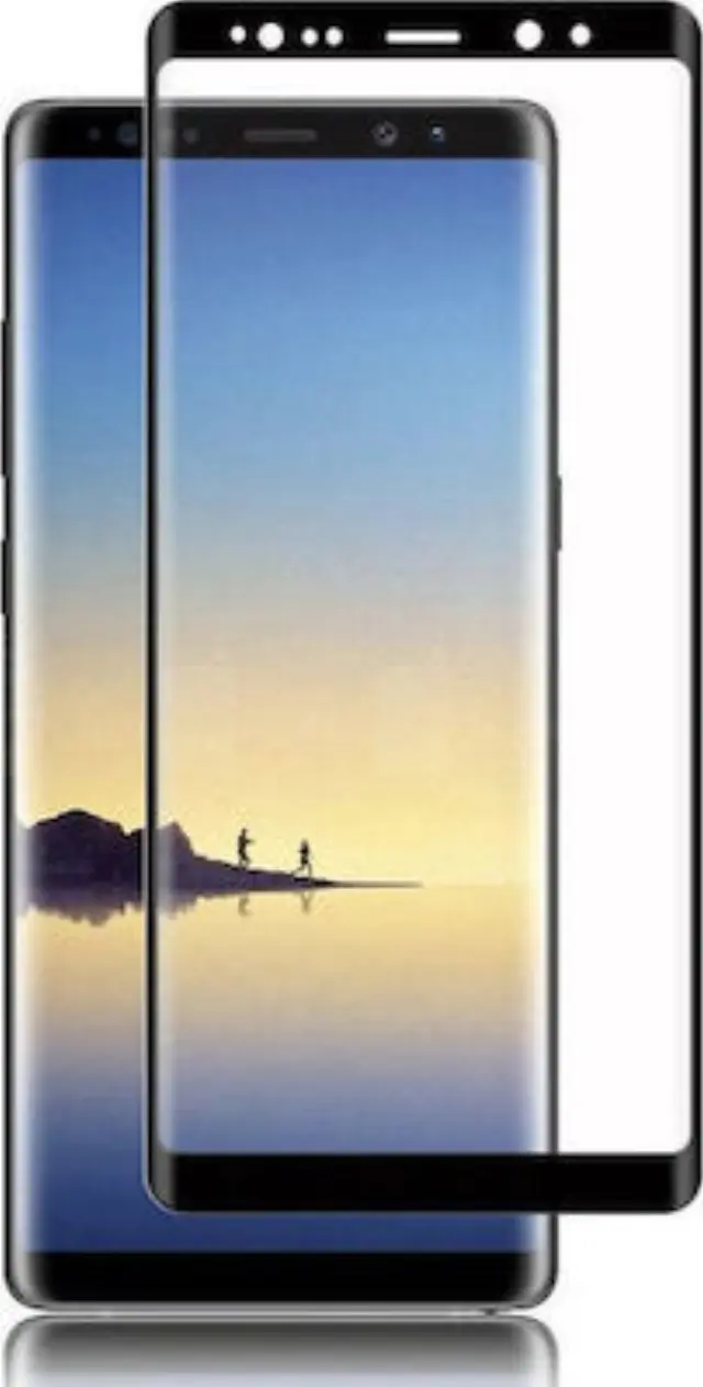 Mocolo® Full Face Αντιχαρακτικό Τζάμι Προστασίας για Samsung Galaxy Note 8- Μαύρο