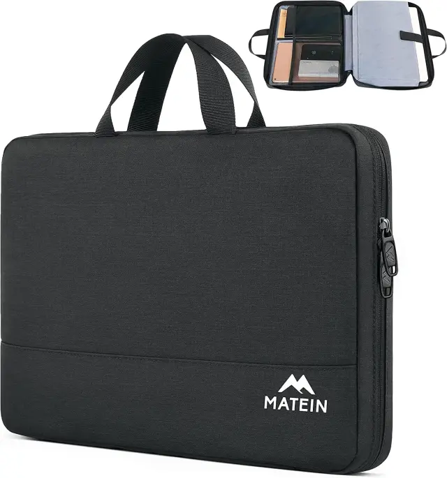 Υφασμάτινος Χαρτοφύλακας Matein 15,6 laptop 5L 1025 μαύρο - One Size 3