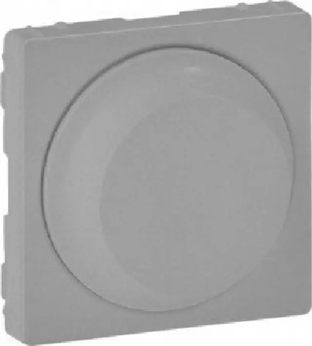 Cover Plate Valena Life RAL 7040, Without Neutral, Aluminium, Snap-in, Thermoplastic