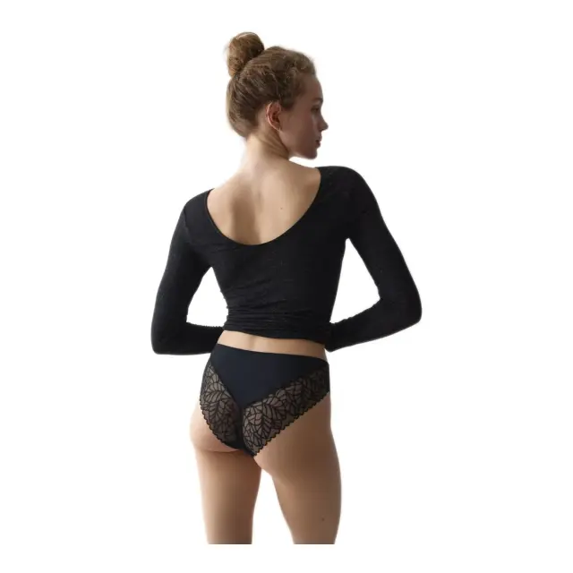 Triumph Γυναικείο Slip Pretty Modal Tai, Χρώμα Μαύρο 3