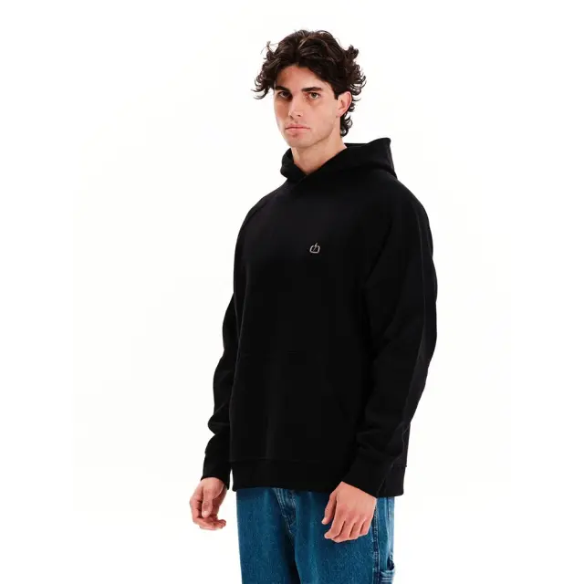 Emerson Pullover Oversized Hoodie (252.EM20.51-Black) - Μαύρο 2
