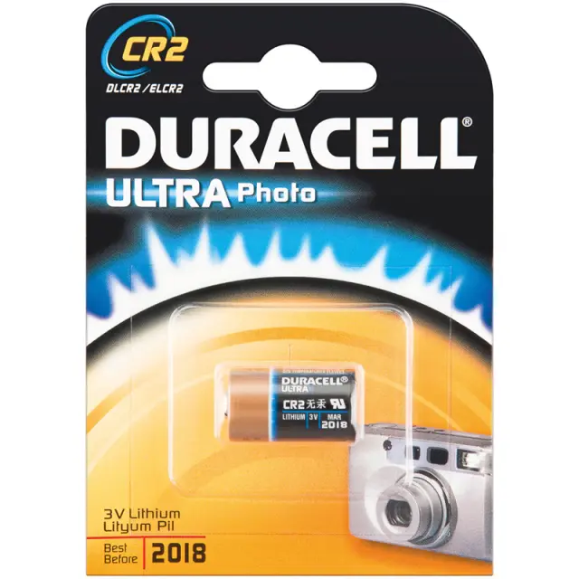 Duracell Ultra Photo Μπαταρία Λιθίου CR2 3V 1τμχ (DUPCR2)(DURDUPCR2)