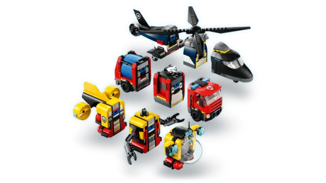 Lego City Combination Set With Helicopter Fire Truck And Submarine (60462) (LGO60462) 3