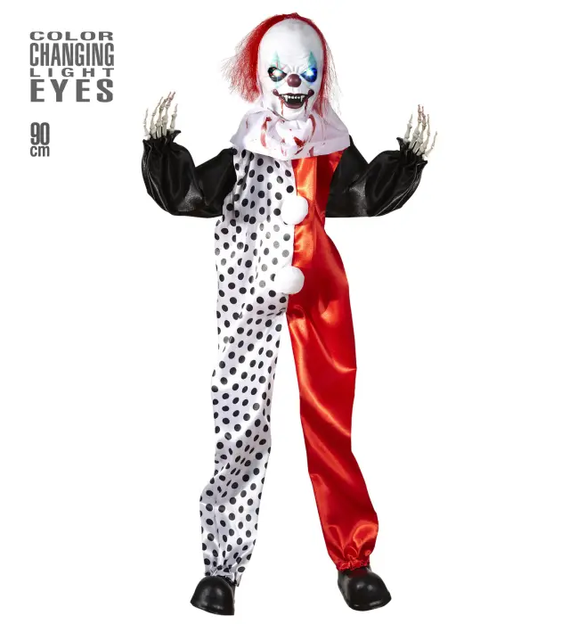Αποκριάτικο Διακοσμητικό Killer Clown 90εκ (Widmann) (W-01382) 2