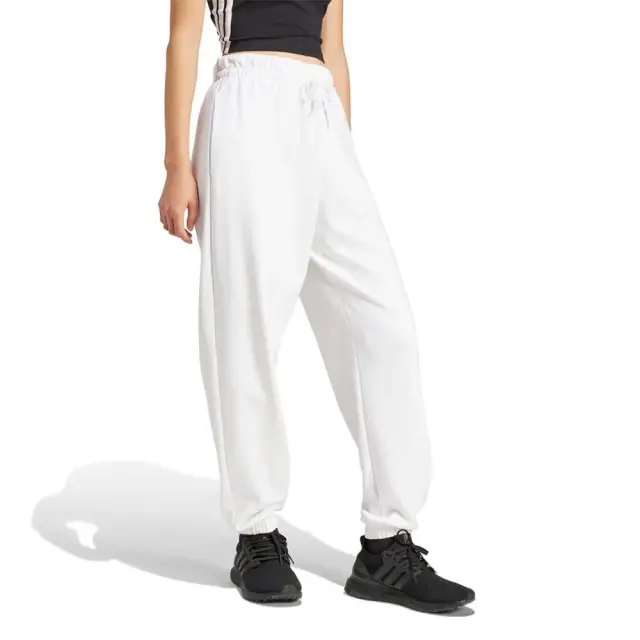 adidas Sportswear Women's Small Logo French Terry Cuffed Pants Άσπρο JD9923 (adidas Sportswear) 3
