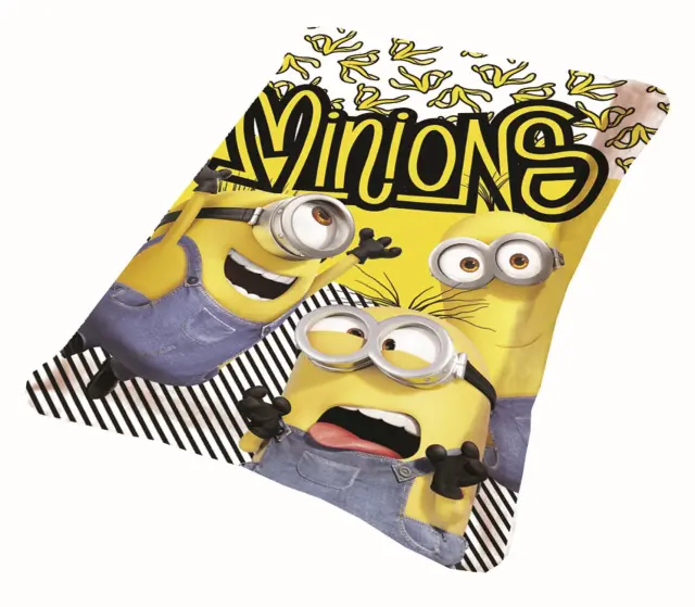 Κουβέρτα Κούνιας 100x150 250gsm Fleece Viopros Minions 12 Multicolor 100% Πολυέστερ