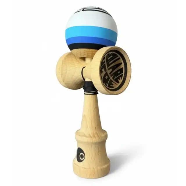 OKENDAMA New MAZE 3 Blue Kendama – AntiSkid Finish