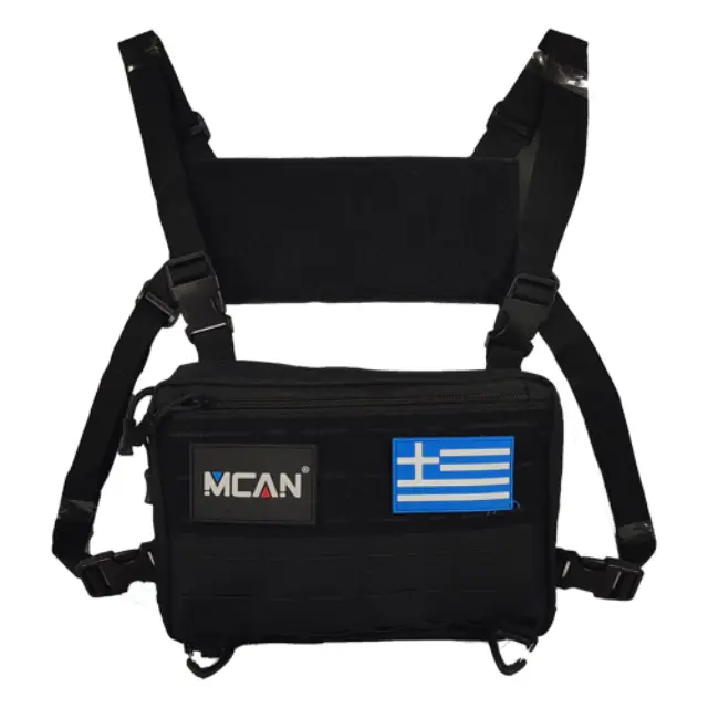 Τσάντα Στήθους Μαύρη 27x19x6cm MCAN J-159
