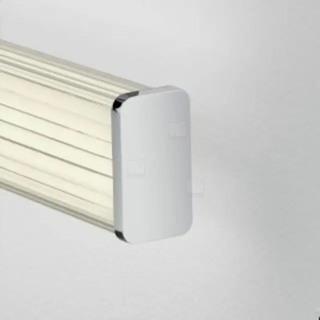 ISOU Φωτιστικό Τοίχου Μπάνιου LED 12W IP44 Ρυθμιζόμενης Θερμοκρασίας Χρώματος 3000K-4000K Χρώμιο 3