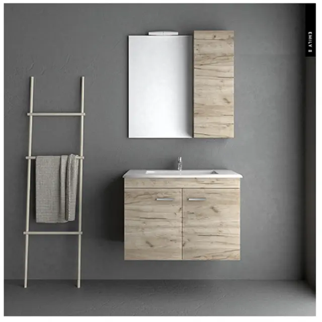 Κρεμαστό Έπιπλο Μπάνιου Emily 2 MDF 100cm