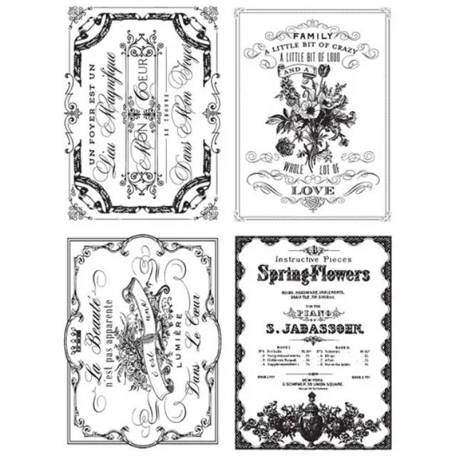 Χαρτί Decor Transfer Prima Re-Design, Spring Flowers, 61x81cm