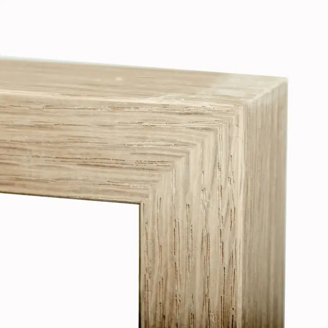 Κορνίζα ξύλινη τοίχου 21x29,7 cm χρώμα φυσικό ξύλο δρυς , τζάμι Ματ (Κ2033/6) 2