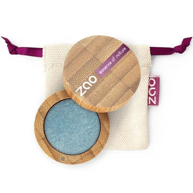 Zao Organic Eyeshadow Pearly – Βιολογική Περλέ Σκιά Ματιών - 116 Denim Blue