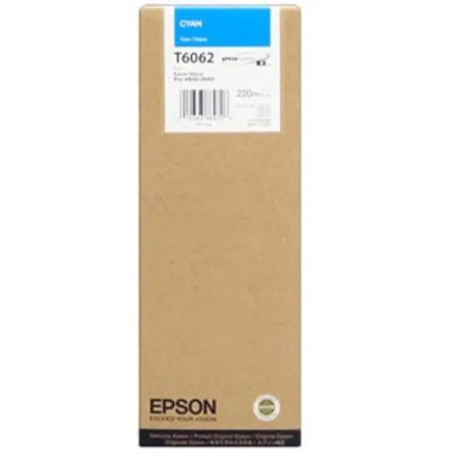 Epson T6062 Γνήσιο Μελάνι Εκτυπωτή InkJet Κυανό (C13T606200)