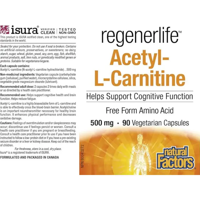 Natural Factors Acetyl-L-Carnitine 2