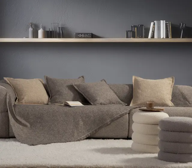 ΡΙΧΤΑΡΙ ΤΡΙΘΕΣΙΟΥ ΚΑΝΑΠΕ ALAMO 25 170X300 NEF-NEF HOMEWARE, 55% ΠΟΛΥΕΣΤΕΡΑΣ -23% ΑΚΡΥΛΙΚΟ -22% ΒΑΜΒΑΚΙ - STONE (038954)