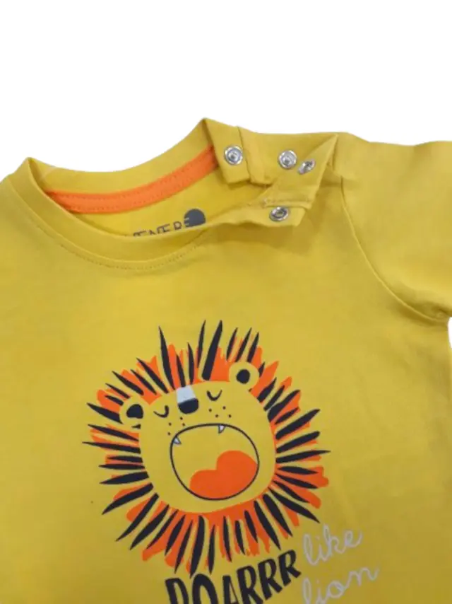 T-shirt Μπλουζάκι Lion Roarrr Venere Yellow 8010658 - 18 M (86cm) 3