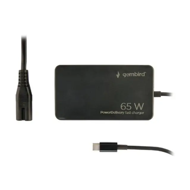 Gembird Φορτιστής 65W PD GaN USB-C (NPA-AC-PDQC65-01)