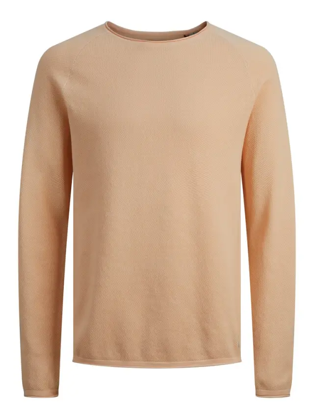 JJEHILL KNIT CREW NECK NOOS Apricot Ice