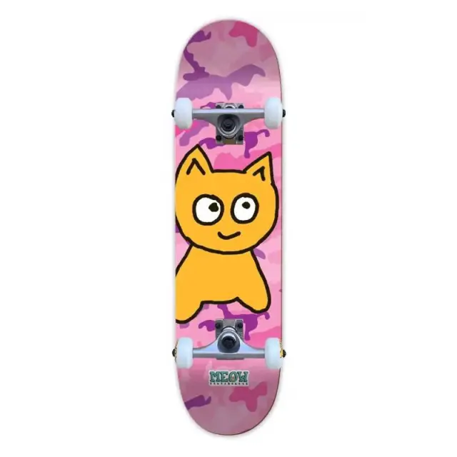 MEOW Big Cat Complete Τροχοσανίδα 7.25'' - Ροζ/Καμουφλάζ