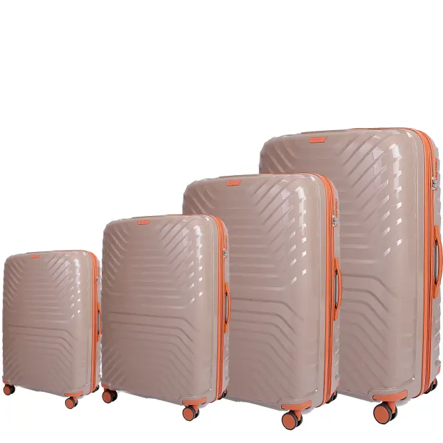 Σετ Βαλίτσες Τετράδα 7000 Cardinal 56,5x24,5x37 cm + 66,5x27,5x51 cm + 76X32,5X51 cm + 86x36x56 cm μπεζ - One Size