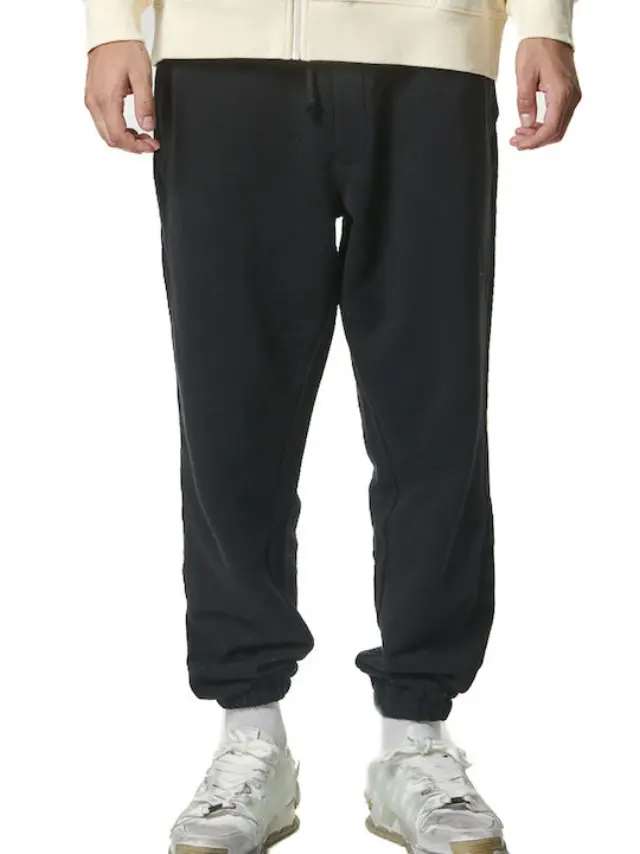 Body Action Παντελόνι Φόρμας με Λάστιχο 023437-BLACK - XL