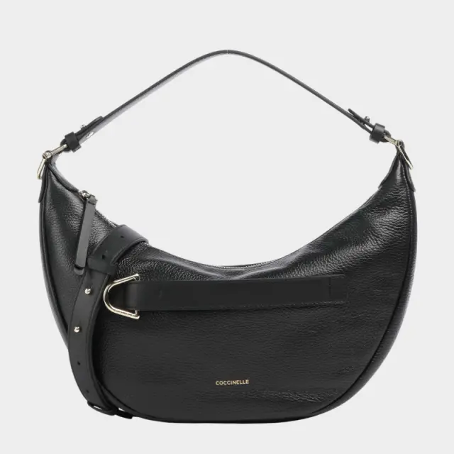 Coccinelle - Γυναικεία τσάντα Ώμου Paki Medium E1U4A150201-001 Μαύρο