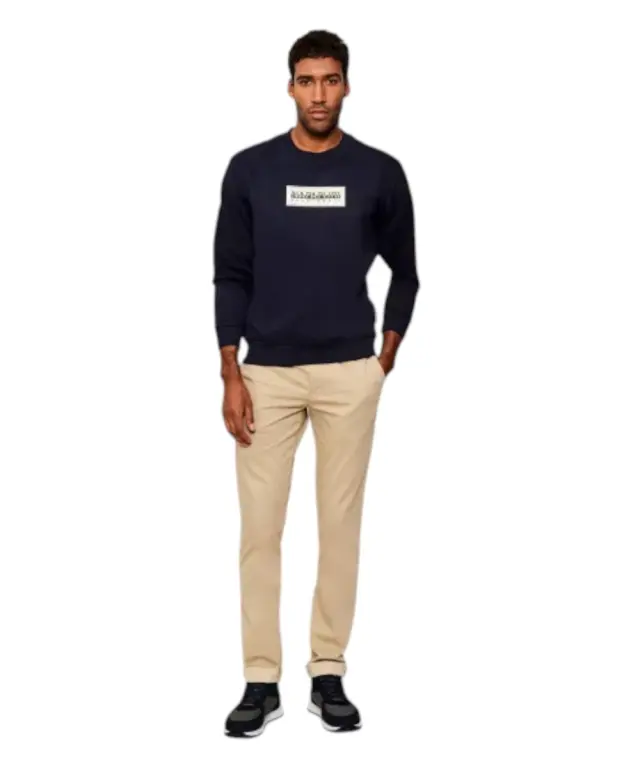 Napapijri - Ανδρική Μπλούζα Φούτερ B-Box Logo NP0A4I1A-176 Μπλε Ναυτικό - 2XL 3