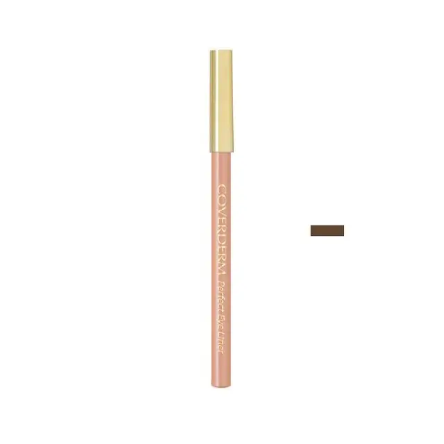 COVERDERM PERFECT EYELINER No2 True Brown (1,5 gr) ΚΑΦΕ ΜΑΛΑΚΟ, ΥΨΗΛΗΣ ΑΚΡΙΒΕΙΑΣ ΚΑΙ ΜΑΚΡΑΣ ΔΙΑΡΚΕΙΑΣ, ΥΠΟΑΛΛΕΡΓΙΚΟ ΜΟΛΥΒΙ