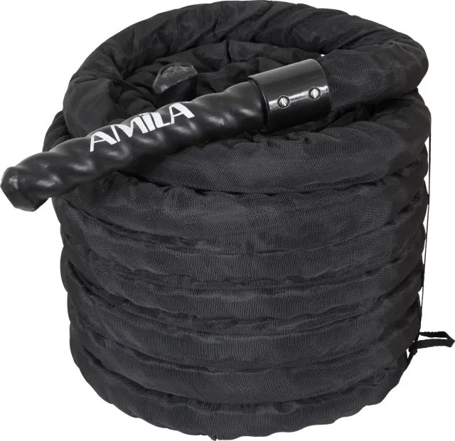 AMILA Battle Rope PVC Handles 15m (84551)