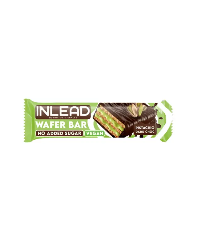 Inlead Wafer Bar Pistachio Dark Chocolate 45gr (ΠΡΟΣΟΧΗ! Λιώνει!)