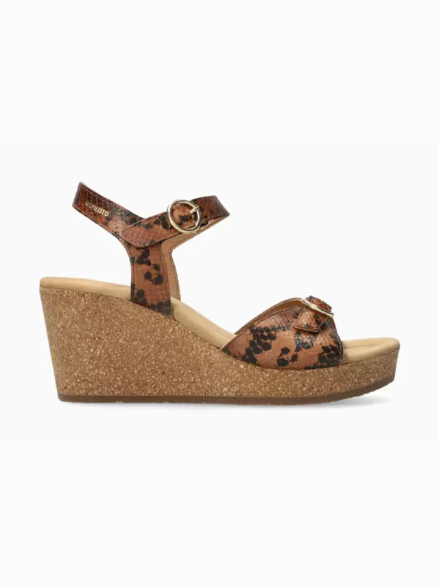 Mephisto Πέδιλα Γυναικείο δέρμα Prints MEP/NATALYA TOBACCO - 39 3