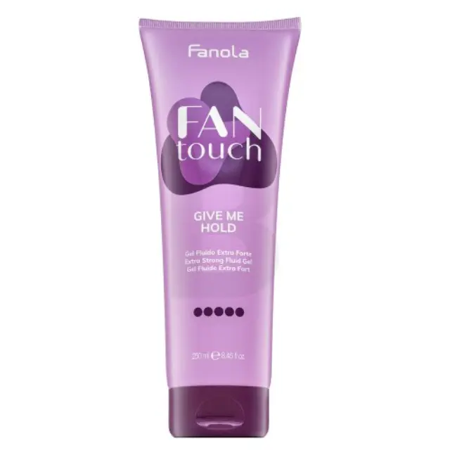 Fanola Fan Touch Give Me Hold Extra Strong Fluid Gel hair gel for extra strong fixation 250 ml