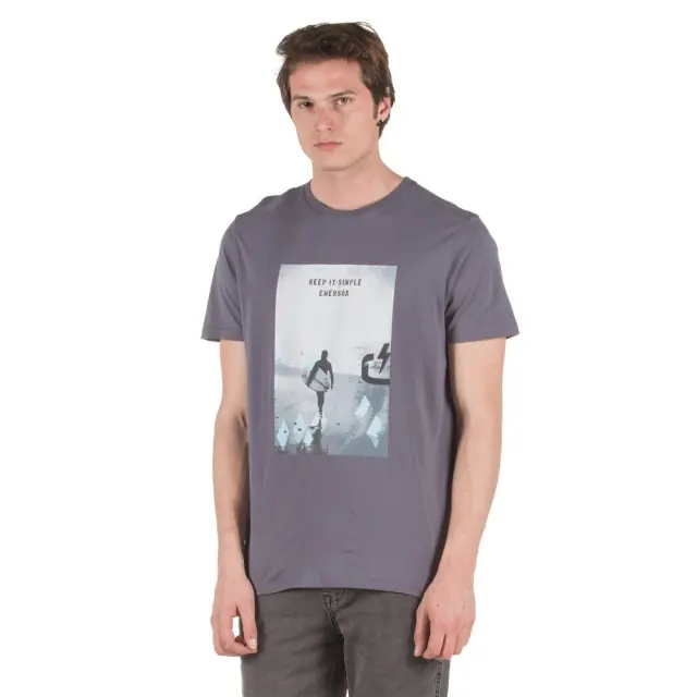 Emerson T-Shirt (191.EM33.57-Stone Grey) - Γκρί - XL