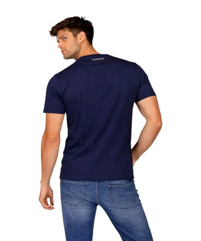 Plein Sport - Ανδρικό T-Shirt Short Sleeve TIPS128-85 Μπλε Ναυτικό 2
