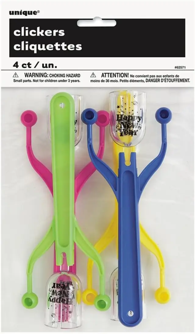 Παιχνίδια New Years Clickers - Assorted Neon / 4 τμχ