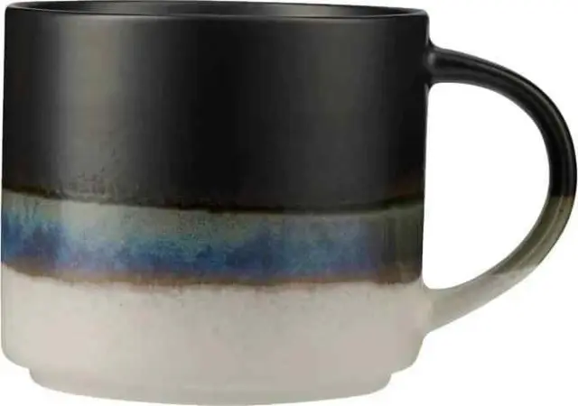 Maxwell & Williams Club Earthy Κούπα Κεραμική 370ml - Μαύρο